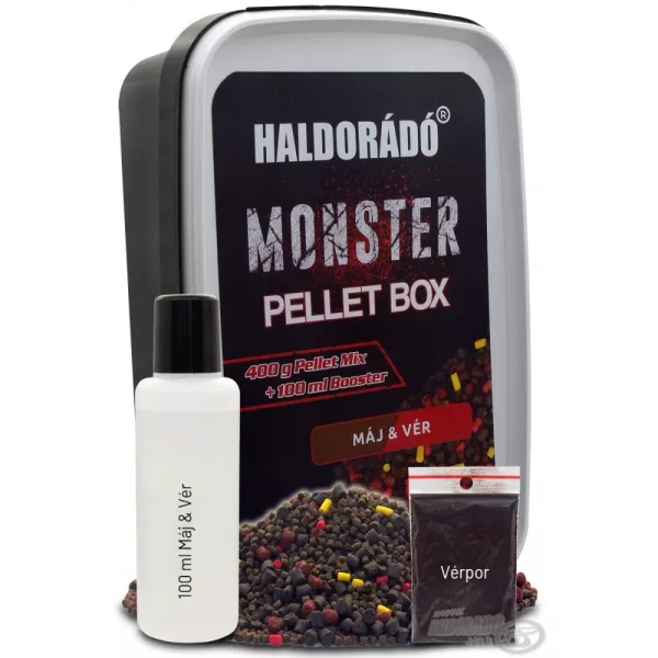 Haldorádó MONSTER Pellet Box - Leber & Blut