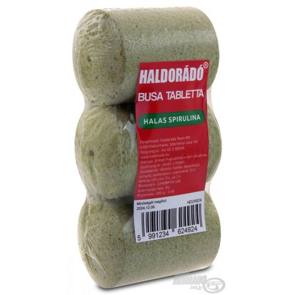 Haldorádó Silberkarpfen Tablette - Fisch-Spirulina 200gr
