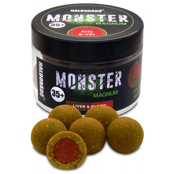 Haldorádó Monster Magnum Leber-Blut 200gr 35mm Sinkender Hakenköder