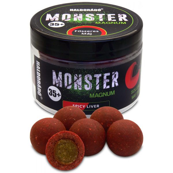 Haldorádó Monster Magnum Gewürzte Leber 200gr 35mm Sinkender Hakenköder