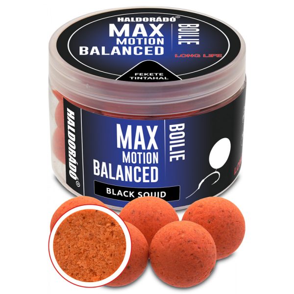 Haldorádó Max Motion Boilie Balanced Schwarzer Tintenfisch 70gr 20mm Boilie