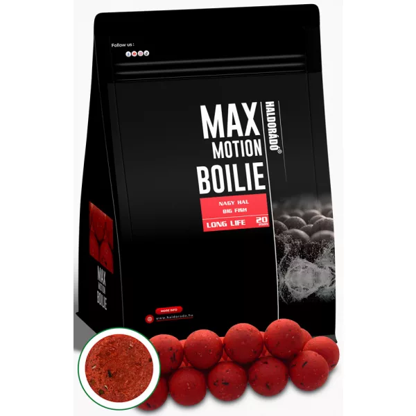 Haldorádó Max Motion Boilie Long Life Großer Fisch 800gr 20mm Boilie