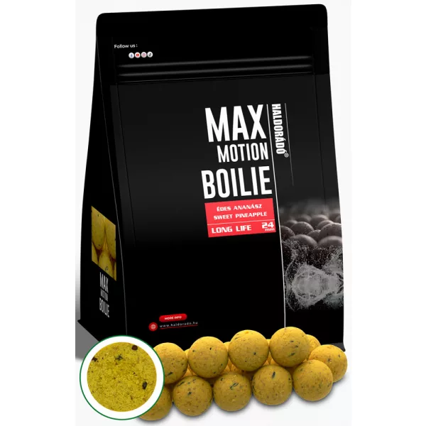 Haldorádó Max Motion Boilie Long Life Süße Ananas 800gr 24mm Bojli
