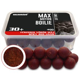   Haldorádó Max Motion Boilie Long Life Würzige Rote Leber 400g 30mm Boilie