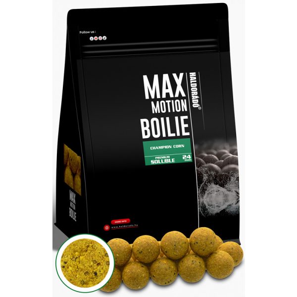 Haldorádó Max Motion Boilie Premium Soluble Champion Corn 800gr 24mm Boilie