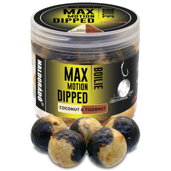 Haldorádó Max Motion Boilie Dipped Kokos-Tigernuss 100g 20mm Boilie