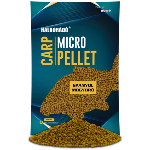 Haldorádó Karpfen Mikro Pellet Spanische Erdnuss 600gr 3mm Futterpellet