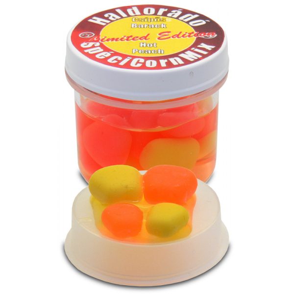 Haldorádó SpéciCorn Limited Edition Scharfe Aprikose 16 Stk./Tiegel 10-15mm Gummimais