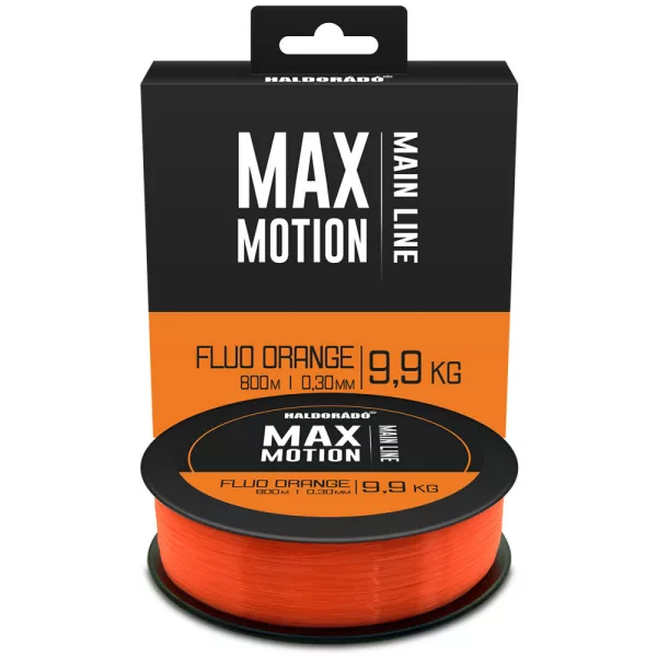 Haldorádó Max Motion 0,30mm 800m Monofile Hauptschnur - Fluo Orange