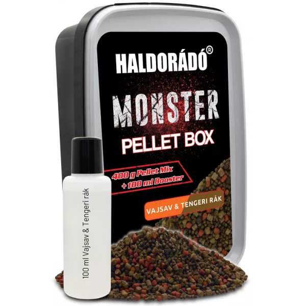 Haldorádó Monster Buttersäure-Meereskrebs 400gr 2-3-4mm Pelletbox