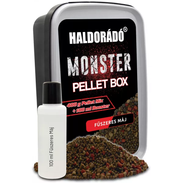Haldorádó Monster Würzige Leber 400gr 2-3-4mm Pelletbox