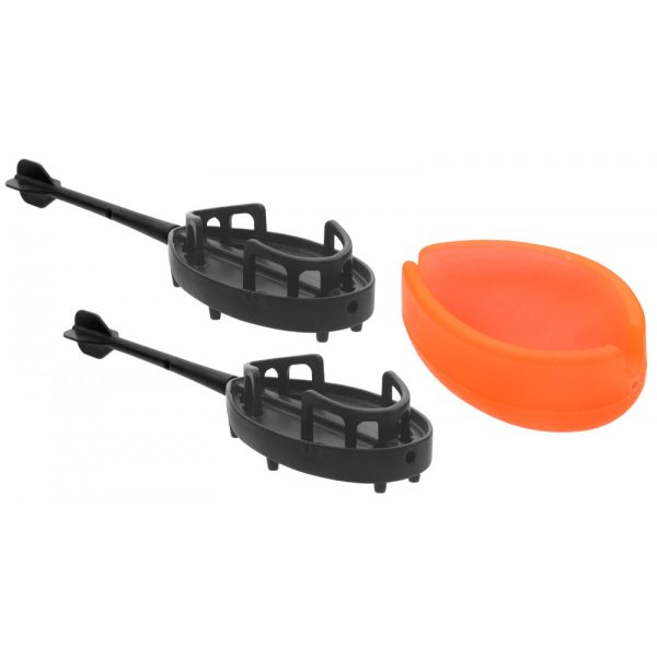 Haldorádó Dart Metal L 35gr Method Futterkorb 2Stk+1Stk Gummifüllwerkzeug-Set