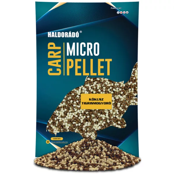 Haldorádó Karpfen Mikro Pellet Kokos-Tigernuss 600gr 3mm Futterpellet