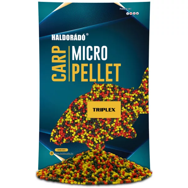 Haldorádó Karpfen Mikro Pellet TripleX 600gr 3mm Futterpellet