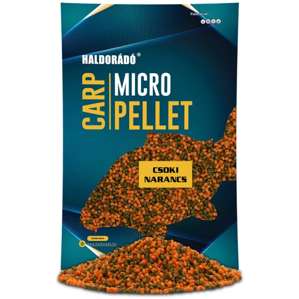 Haldorádó Karpfen Mikro Pellets Schoko-Orange 600gr 3mm Futterpellet