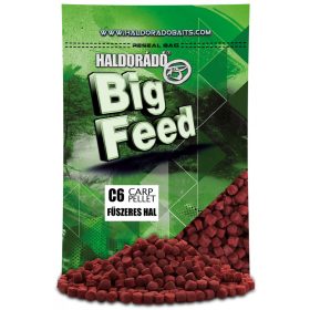   Haldorádó Big Feed C6 Pellet Würziger Fisch 700gr 6mm Futterpellet
