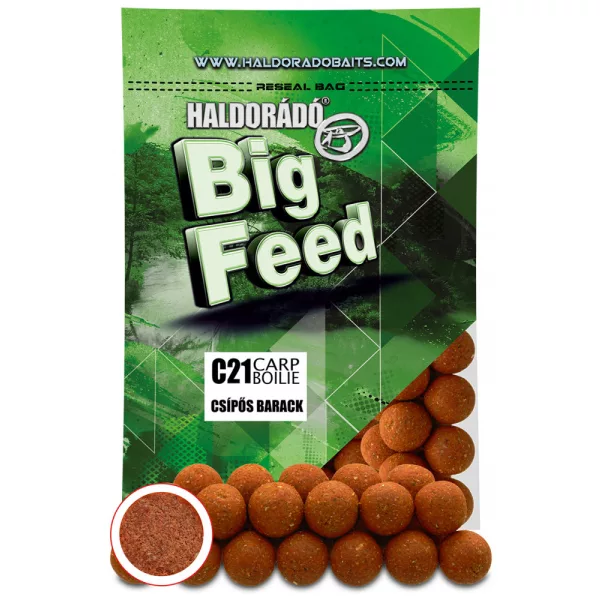 Haldorádó Big Feed C21 Boilie Scharfe Aprikose 700gr 24mm Bojli