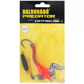   Haldorádó Catfish Rig 3 Weichkörper Pop-Up Welsmontage 80cm