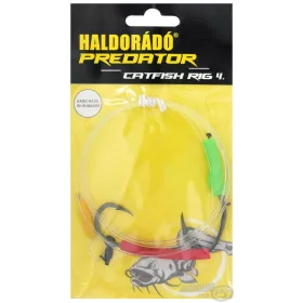   Haldorádó Catfish Rig 4 Lebendköder Welsvorfach ˝Haarmontage˝ 180cm