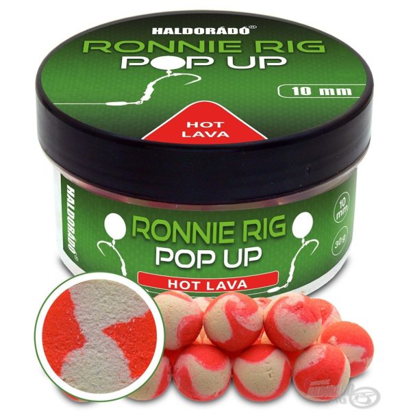 Haldorádó Ronnie Rig Pop Up Hot Lava 10 mm Köderboilie 30gr