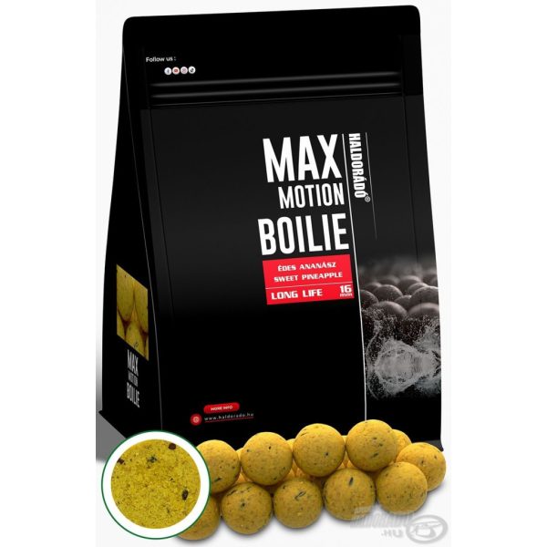 Haldorádó Max Motion Boilie Long Life 16mm Süße Ananas Boilie 800gr