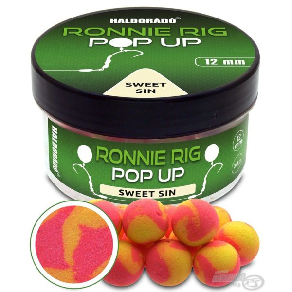 Haldorádó Ronnie Rig Pop Up Süße Sünde 12mm Hakenköder Boilie 30gr
