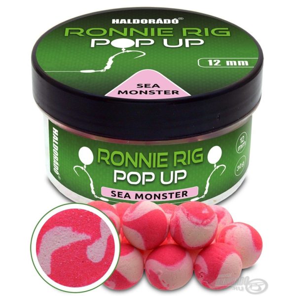 Haldorádó Ronnie Rig Pop Up Sea Monster 12mm Köder Boilie 30gr