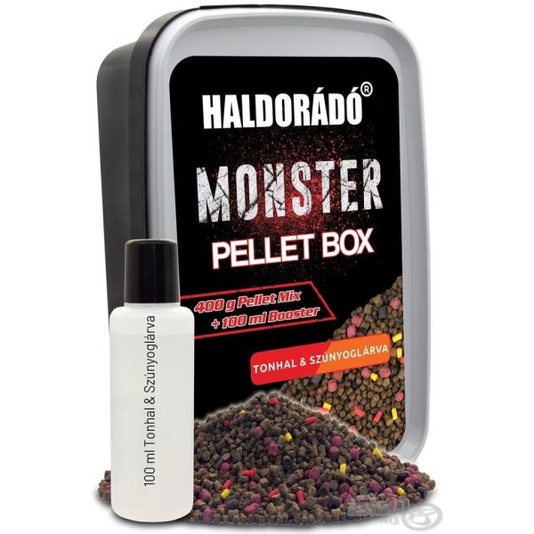 Haldorádó Monster Pellet Box Thunfisch-Mückenlarve 400gr