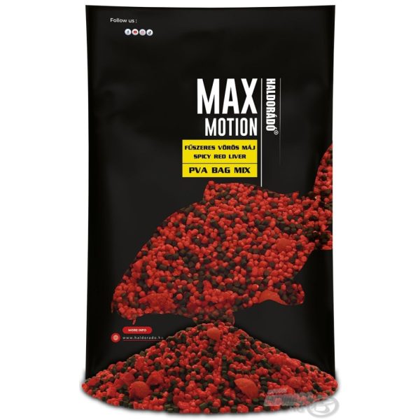 Haldorádó Max Motion PVA Bag Mix Würzige Rote Leber 600gr