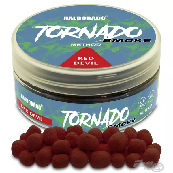Haldorádó Tornado Smoke Method 6, 8mm Red Devil Pellet 30gr
