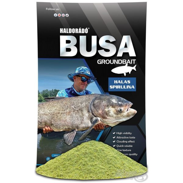 Haldorádó Busa Fisch Spirulina Futtermittel 1kg