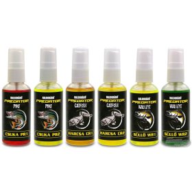   Haldorádó Predator Raubtier Aroma Spray Mix 6 Geschmacksrichtungen in einer Box 300ml