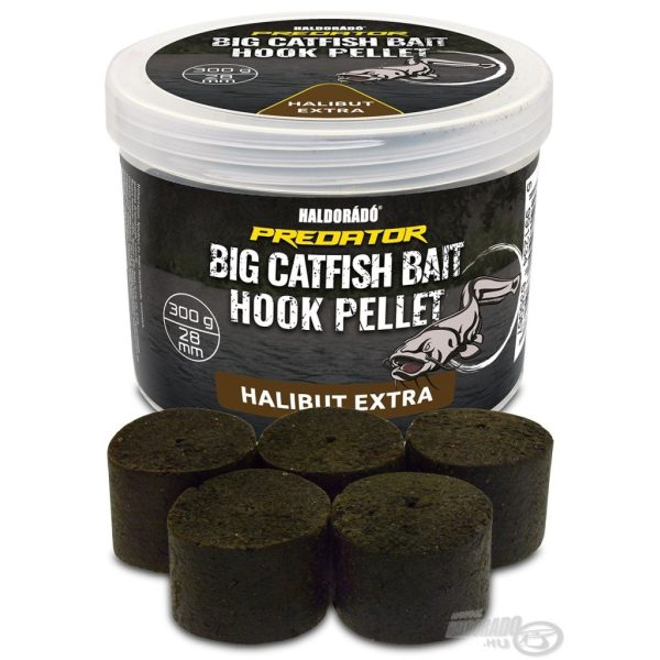 Haldorádó Catfish Bait Hook Pellet 28mm Halibut Extra Gebohrter Hakenpellet 300gr