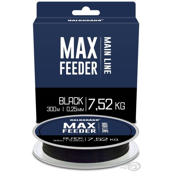 Haldorádó Max Feeder Black 0,25mm 300m Monofile Hauptschnur