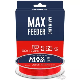 Haldorádó Max Feeder Red 0,20mm 300m Monofile Hauptschnur