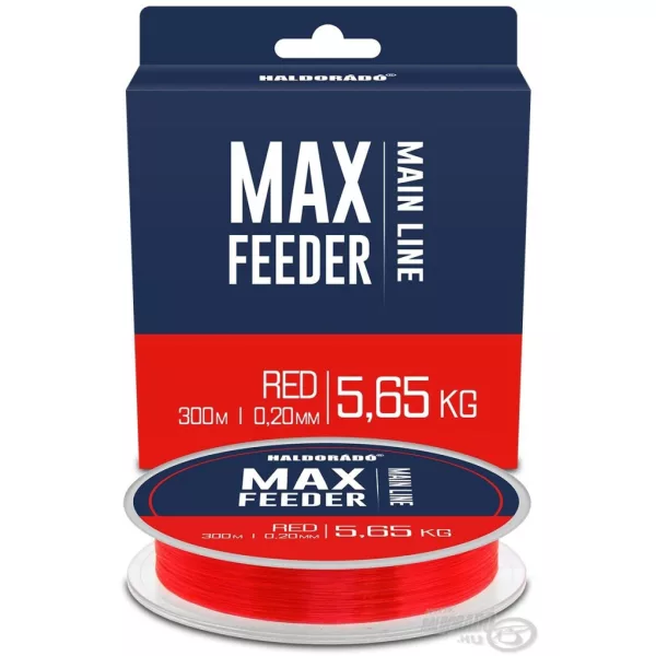 Haldorádó Max Feeder Red 0,20mm 300m Monofile Hauptschnur
