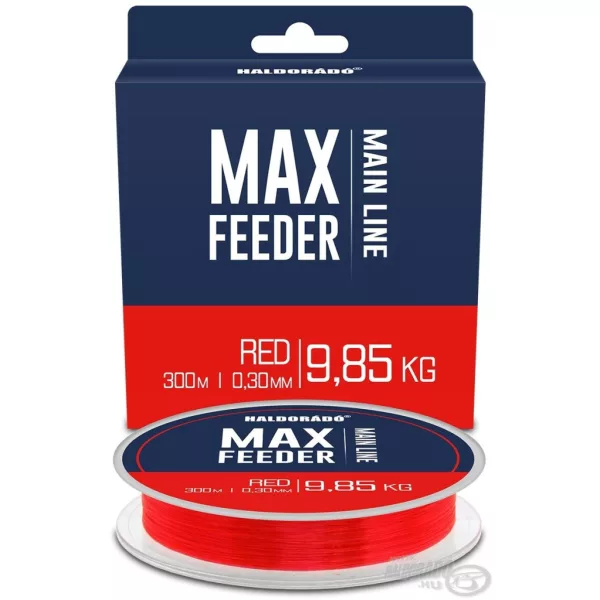 Haldorádó Max Feeder Red 0,30mm 300m Monofile Hauptschnur