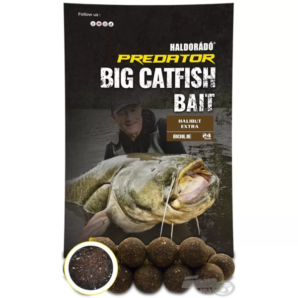 Haldorádó Catfish Bait Boilie 24+ Halibut Extra Wels Boilie 1kg