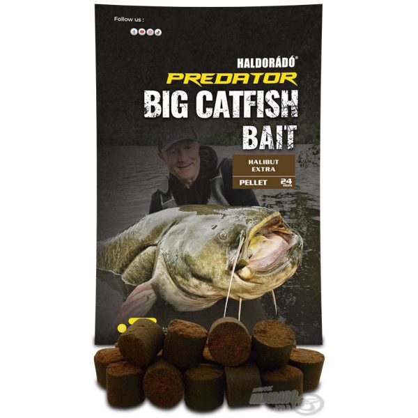 Haldorádó Catfish Bait Pellet 24mm Halibut Extra Wels Pellet 1kg