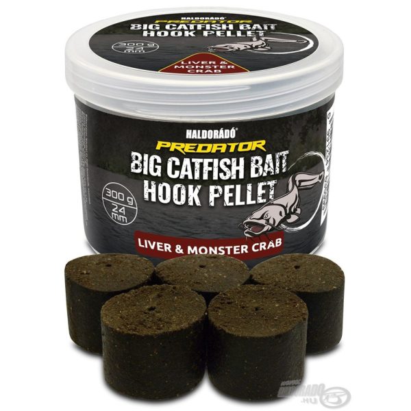 Haldorádó Catfish Bait Hook Pellet 24mm Liver-Monster Crab Gebohrter Hakenpellet 300gr
