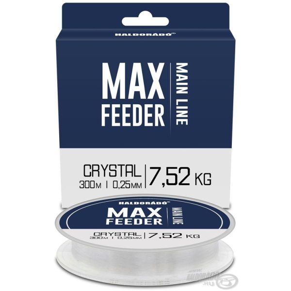 Haldorádó Max Feeder Crystal 0,25mm 300m Monofil Hauptschnur