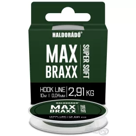   Haldorádó Max Braxx Super Soft Hook Line 0,04mm 10m Geflochtene Vorfachschnur