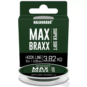   Haldorádó Max Braxx Super Soft Hook Line 0,06mm 10m Geflochtene Vorfachschnur