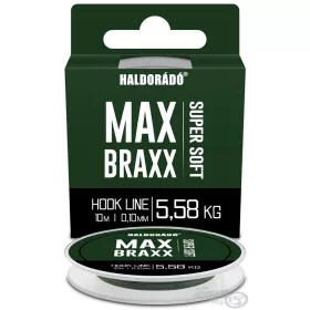   Haldorádó Max Braxx Super Soft Hook Line 0,10mm 10m Geflochtene Vorfachschnur