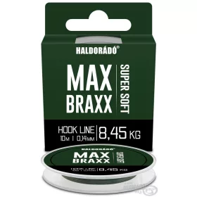   Haldorádó Max Braxx Super Soft Hook Line 0,14mm 10m Geflochtene Vorfachschnur