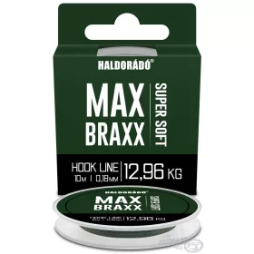   Haldorádó Max Braxx Super Soft Hook Line 0,18mm 10m Geflochtene Vorfachschnur