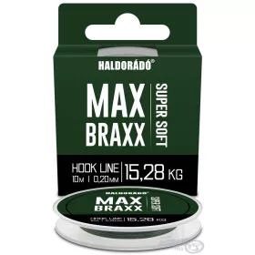   Haldorádó Max Braxx Super Soft Hook Line 0,20mm 10m Geflochtene Vorfachschnur