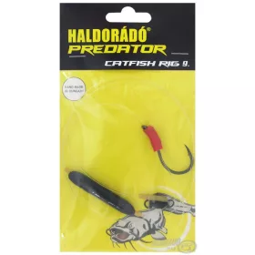 Haldorádó Catfish Rig 9 Pop-Up Blutegel-Welsvorfach 100cm
