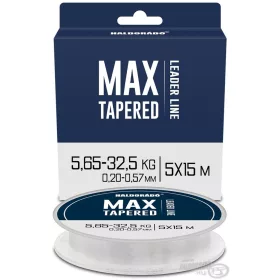   Haldorádó Max Tapered Leader 0,20-0,57mm 5x15m Monofiles Wurfvorgeschirr