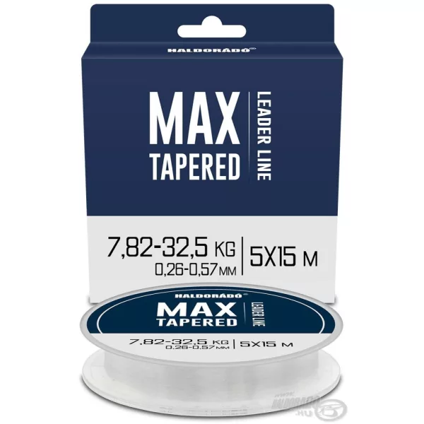 Haldorádó Max Tapered Leader 0,26-0,57mm 5x15m Monofile Wurferstück